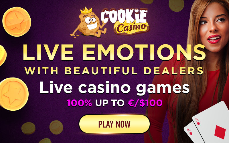 Cookie Live Casino bonus