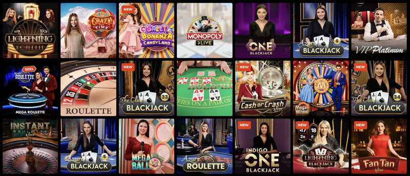 N1 Casino Live Section