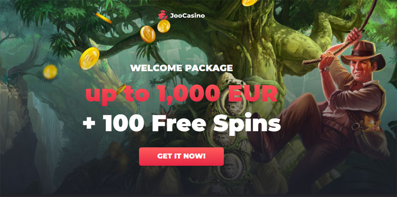 Joo Casino Welcome Bonus up to €/$1.000