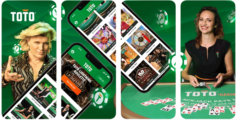 Mobiel Live Casino App TOTO