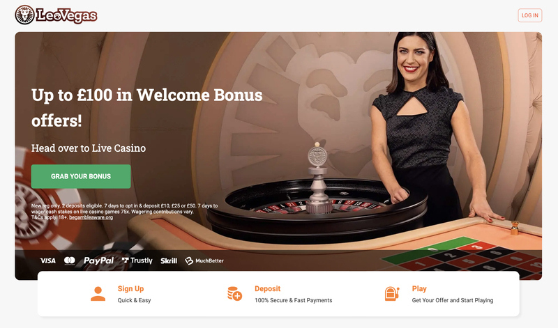LeoVegas Casino UK Bonus